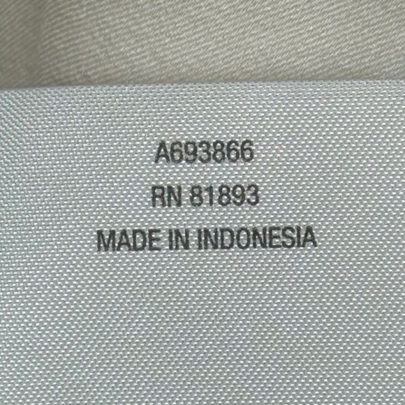 BEAUTIFUL by Lawrence Zarlan Short Sleeve Button Down, Silky Shirt, Off White, L - Picture 8 of 8